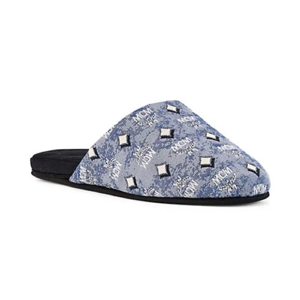 MCM Monogram Slippers (NEW IN BOX)